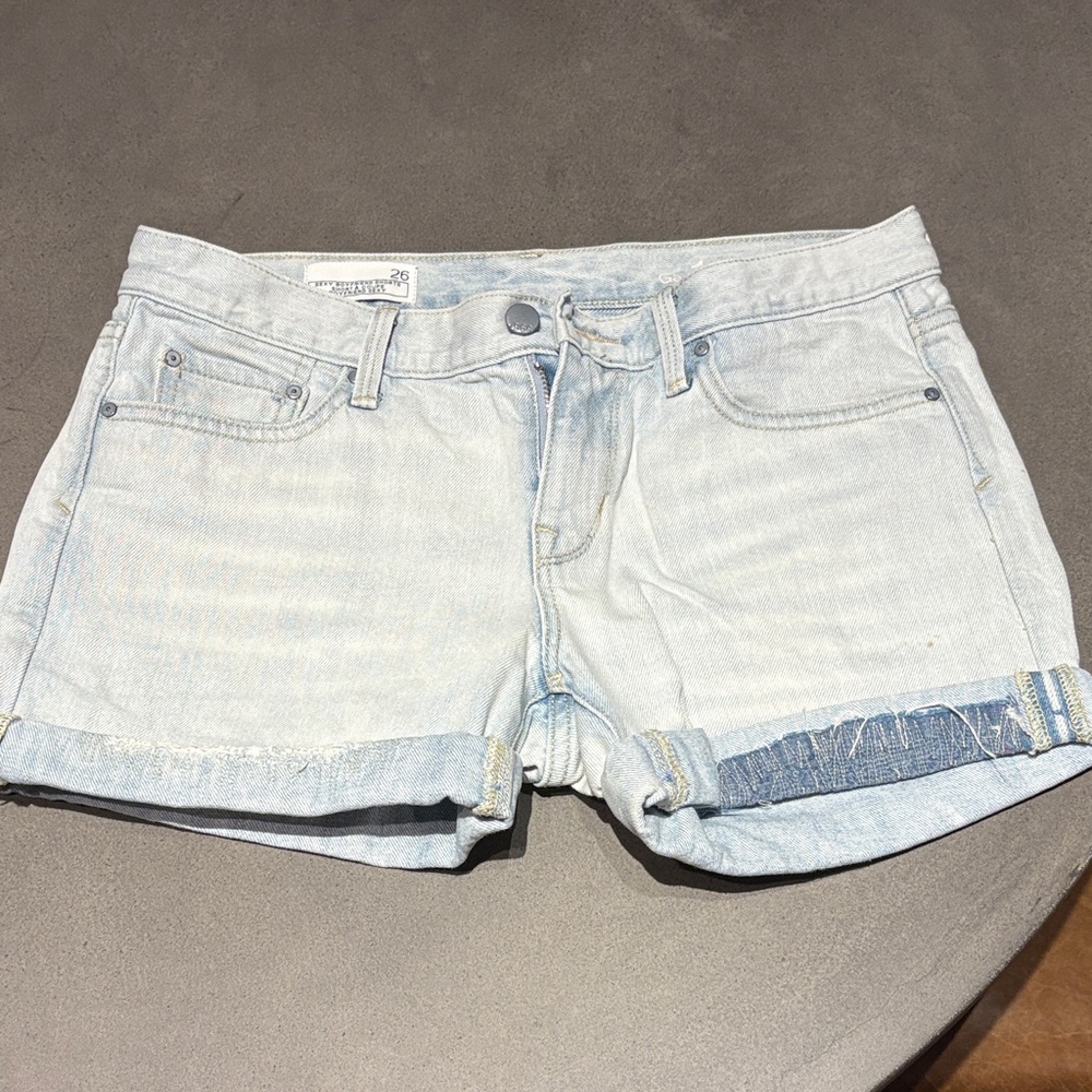 GAP Light Blue Denim Women Shorts
